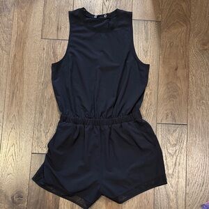 Zella Black Sleeveless Romper